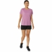 Camiseta de Manga Corta Mujer Asics Core Rosa claro