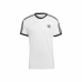 Camisola de Manga Curta Homem Adidas 3 stripes Branco