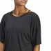 Dames-T-Shirt met Korte Mouwen Adidas Studio Oversized Zwart