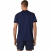 Camisola de Manga Curta Homem Asics Court Azul Marinho Ténis