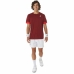 Heren-T-Shirt met Korte Mouwen Asics Court Donkerrood Tennis