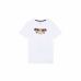 Barn T-shirt med kortärm Jack & Jones Jjsummer Smu Vibe Tee Vit