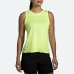 Dames Mouwloos T-shirt Brooks Sprint Free 2.0 Geel