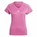 Camiseta de Manga Corta Mujer Adidas Essentials Rosa Lila