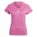 Damen Kurzarm-T-Shirt Adidas Essentials Rosa Lila