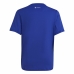 Camiseta de Manga Corta Infantil Adidas Icons Aeroready Azul