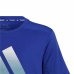 Camiseta de Manga Corta Infantil Adidas Icons Aeroready Azul