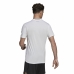 Heren-T-Shirt met Korte Mouwen Adidas D4T Wit