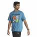 Camisola de Manga Curta Homem Reebok GS Rec Center Azul