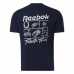 Herren Kurzarm-T-Shirt Reebok GS Tailgate Team Dunkelblau