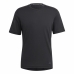 Heren-T-Shirt met Korte Mouwen Adidas Base Zwart