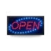 Placa Securit Open Leve LED 24 x 48 x 2 cm