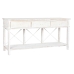 Console Home ESPRIT White Brown Black Metal Fir 181 x 45 x 86 cm