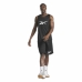 Basketbal T-shirt Reebok Zwart