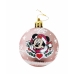 Χριστουγεννιάτικη μπάλα Minnie Mouse Lucky x6 Ροζ Πλαστική ύλη (Ø 8 cm)