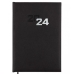 Kalendarz książkowy Finocam Dynamic Milano 2024 Czarny 16,5 x 24 cm
