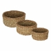 Basket set Privilege Privilege Circular wicker 26 x 11 cm (3 Pieces) (4 Units)