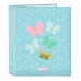 Ringbuch Moos Butterflies Blau 27 x 33 x 6 cm Schmetterlinge