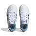 Chaussures de Sport pour Enfants Adidas Grand Court 2.0 Blanc Bleu