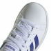 Chaussures de Sport pour Enfants Adidas Grand Court 2.0 Blanc Bleu