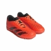 Fotbollsskor för inomhusbruk för barn Adidas Predator Accuracy.4 TF Orange Unisex