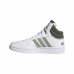 Chaussures de Basket-Ball pour Adultes Adidas Hoops 3.0 Mid Blanc