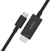 Cabo USB-C para HDMI Belkin AVC012bt2MBK Preto 2 m