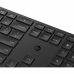 Клавиатура с мишка HP 4R013AA Черен Испанска Qwerty