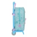 Mochila Escolar com Rodas Frozen Hello Spring Azul 22 x 27 x 10 cm