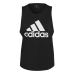 Women's Sleeveless T-shirt Adidas XS