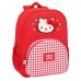 Mochila Escolar Hello Kitty Spring Vermelho 33 x 42 x 14 cm