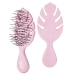 Børste til Jevning av Håret The Wet Brush Go Green Rosa Mini