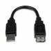 Cavo USB Startech USBEXTAA6IN          USB A Nero