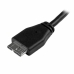 USB kabel, Micro USB Startech USB3AUB3MS           Černý