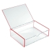 Box with cover polypropylene 13 x 4,8 x 17,1 cm