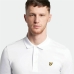 Kortarmet Pologenser til Menn Lyle & Scott V1-Plain Hvit