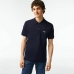 Мъжка поло риза с къс ръкав Lacoste Fit L.12.12 Червен