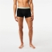 Boxer da Uomo Lacoste Contrasting Waistband 3 Unità Nero