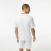 Tricou Polo cu Mânecă Scurtă Bărbați Lacoste Tennis × Daniil Medvedev Alb