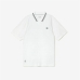 Men’s Short Sleeve Polo Shirt Lacoste Tennis × Daniil Medvedev White