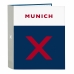 Carpeta de anillas Munich College Gris 27 x 33 x 6 cm