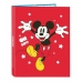 Pasta com argolas Mickey Mouse Fantastic Vermelho