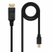 Cable DisplayPort Mini a DisplayPort NANOCABLE 10.15.2402 2 m 2 m Negro