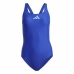 Costume da Bagno Donna Adidas 3 bars Azzurro