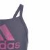 Badedragt til piger Adidas Big Logo Blå