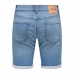 Heren Jeans Shorts Only & Sons Onsply 8584 Blue Denim Blauw