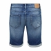 Heren Jeans Shorts Only & Sons Onsply Dark Mid Blue Blauw