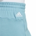 Pantalones Cortos Deportivos para Mujer Adidas Linear Cian Claro