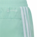 Short de Sport pour Enfants Adidas Essentials 3 Stripes Aigue marine