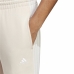 Long Sports Trousers Adidas Essentials 3 Stripes Beige Lady